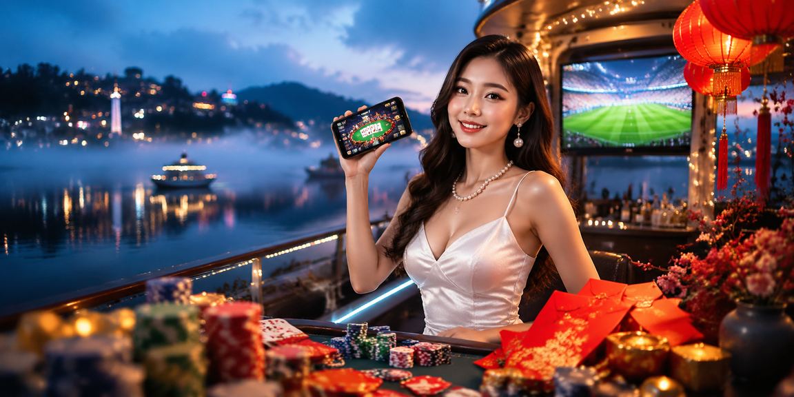 Bàn chơi Card Game Đà Lạt rực rỡ ánh đèn lồng