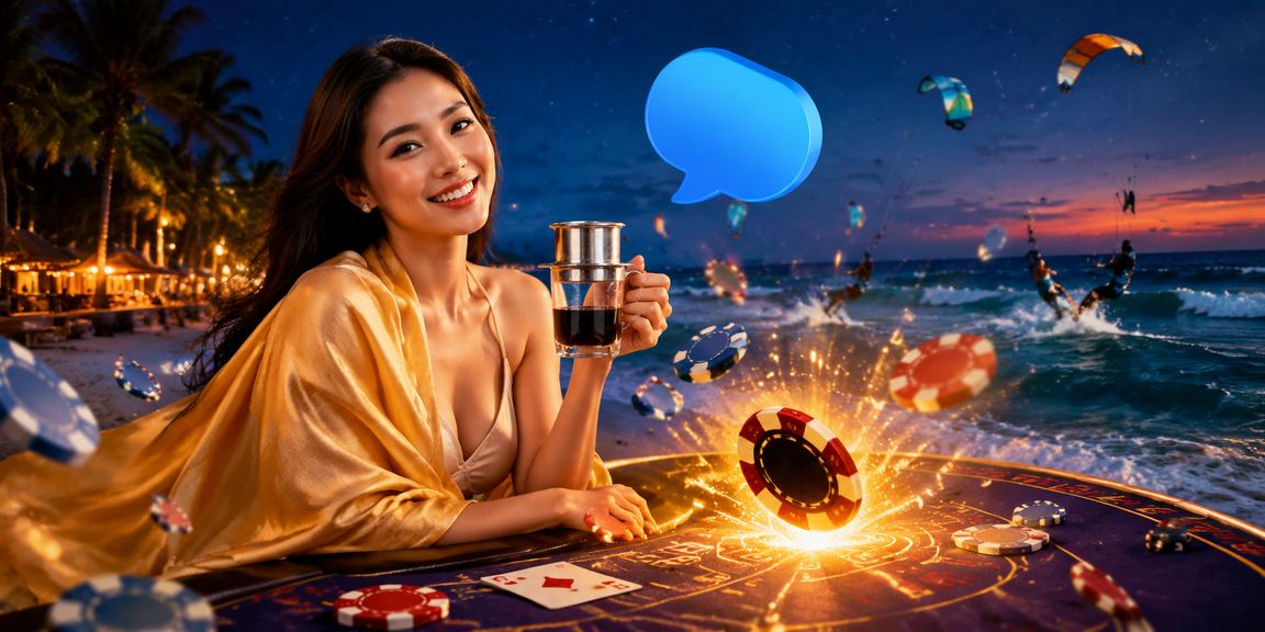 Người chơi cá cược bài baccarat tại Mũi Né